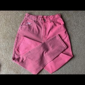 VTG Lee Mom Jeans Color Blocked 27x30